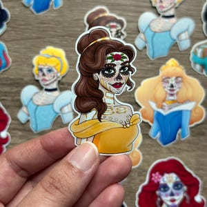Sugar Skull Belle Sticker