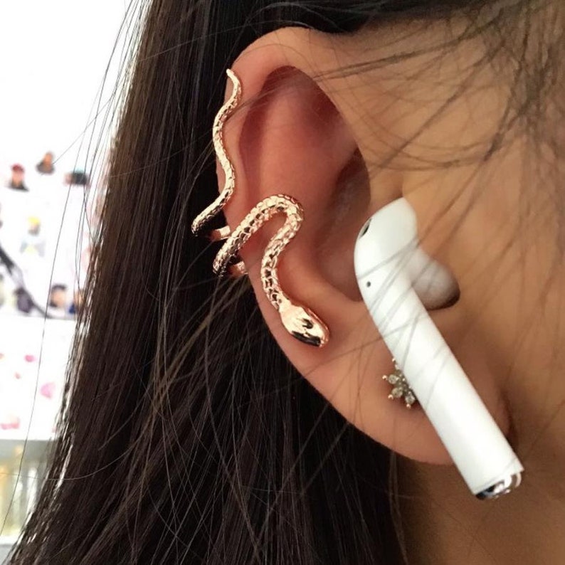 Fashion Brass Snake Non-Piercing Ear Cuff Earring 1PCS  image 10