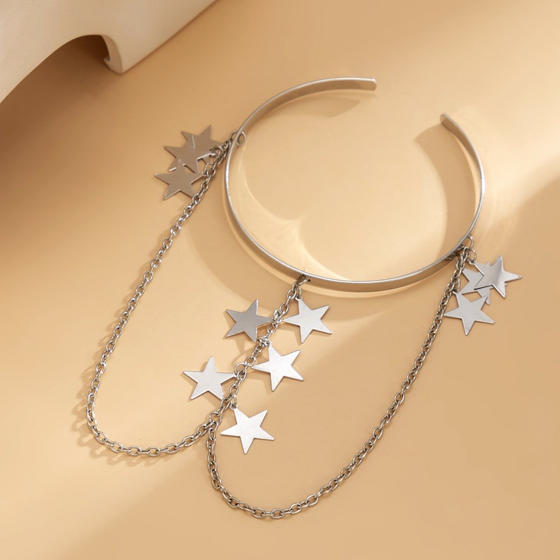 Star Upper Arm Chain Party Bracelet Upper Arm Chains Upper image 8