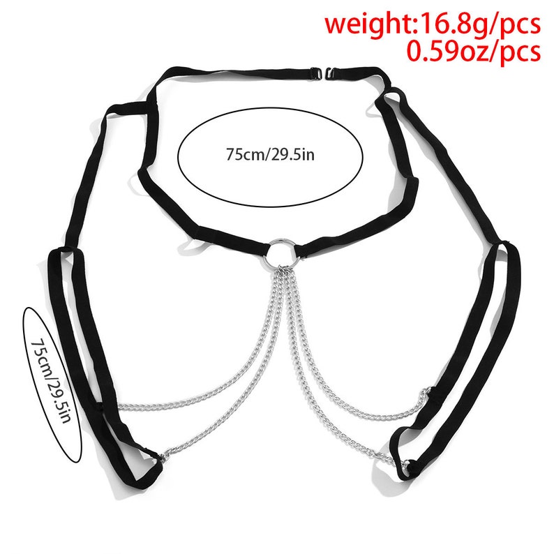 Layered Hips Chain  Body Hips Chain  Waist Hips Chain  Sexy image 10
