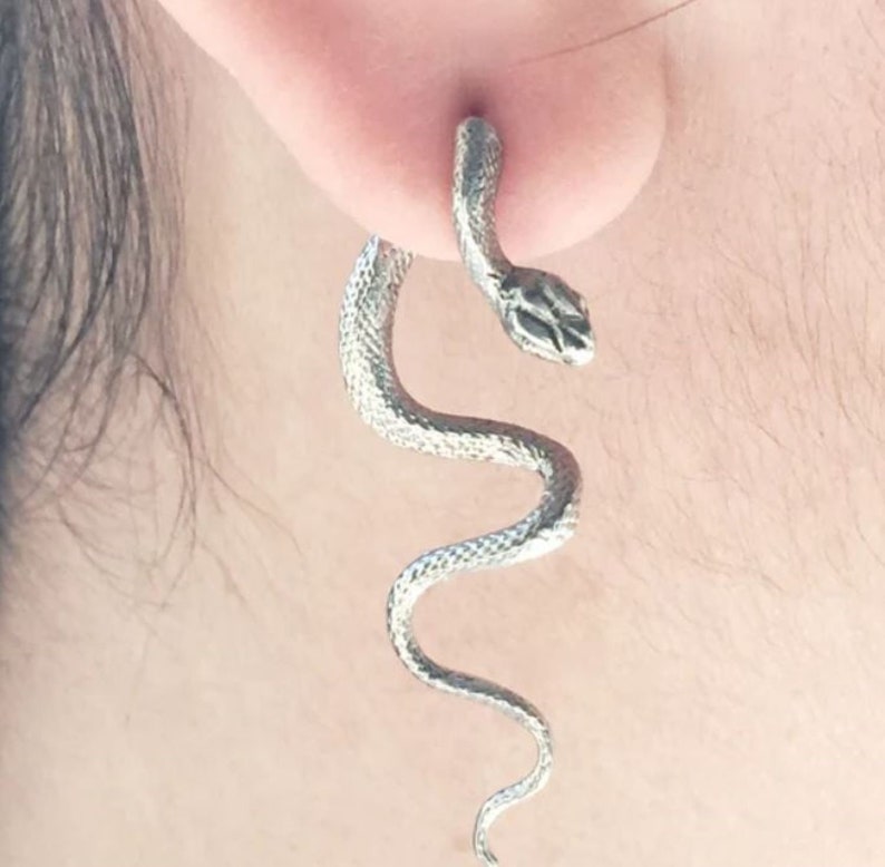 Fashion Brass Snake Non-Piercing Ear Cuff Earring 1PCS  image 3