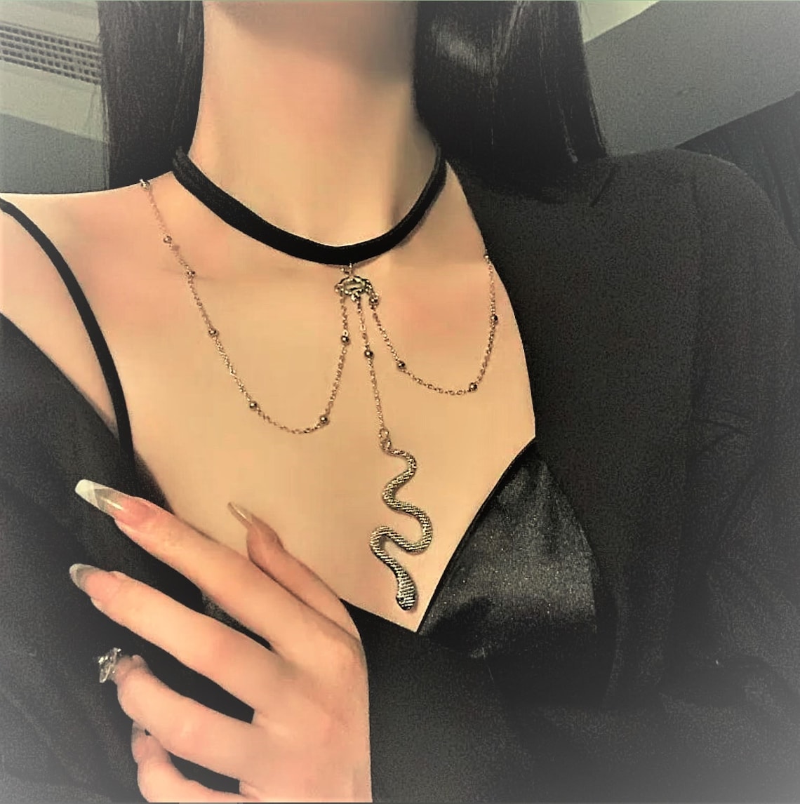Single Layered Snake Leg Chain  Bikini Body Bridal Jewelry  image 3