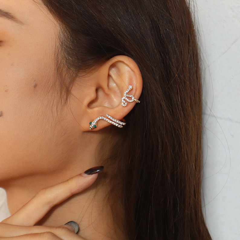 Snake Earring Set  Cobra Earrings  Snake Lover Gift  image 4