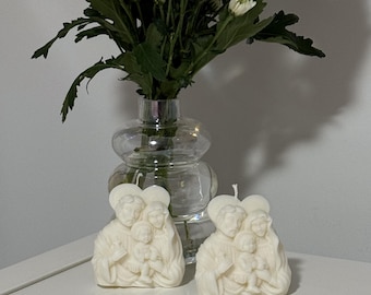 The Holy Family Candle I Event Favour I Small Candle I Baptism