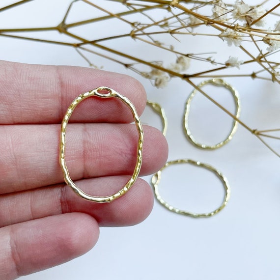 Open back bezel earrings deals