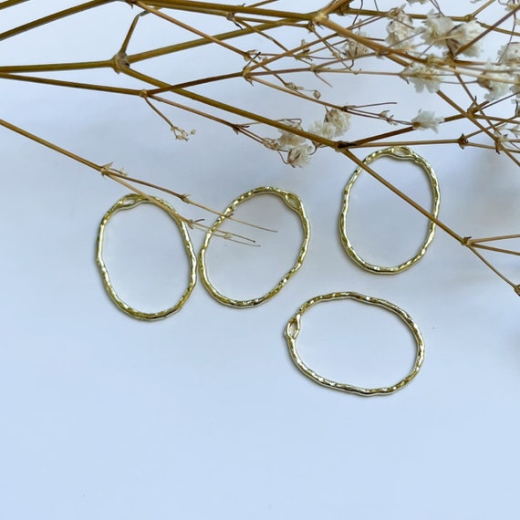 Open back bezel earrings deals