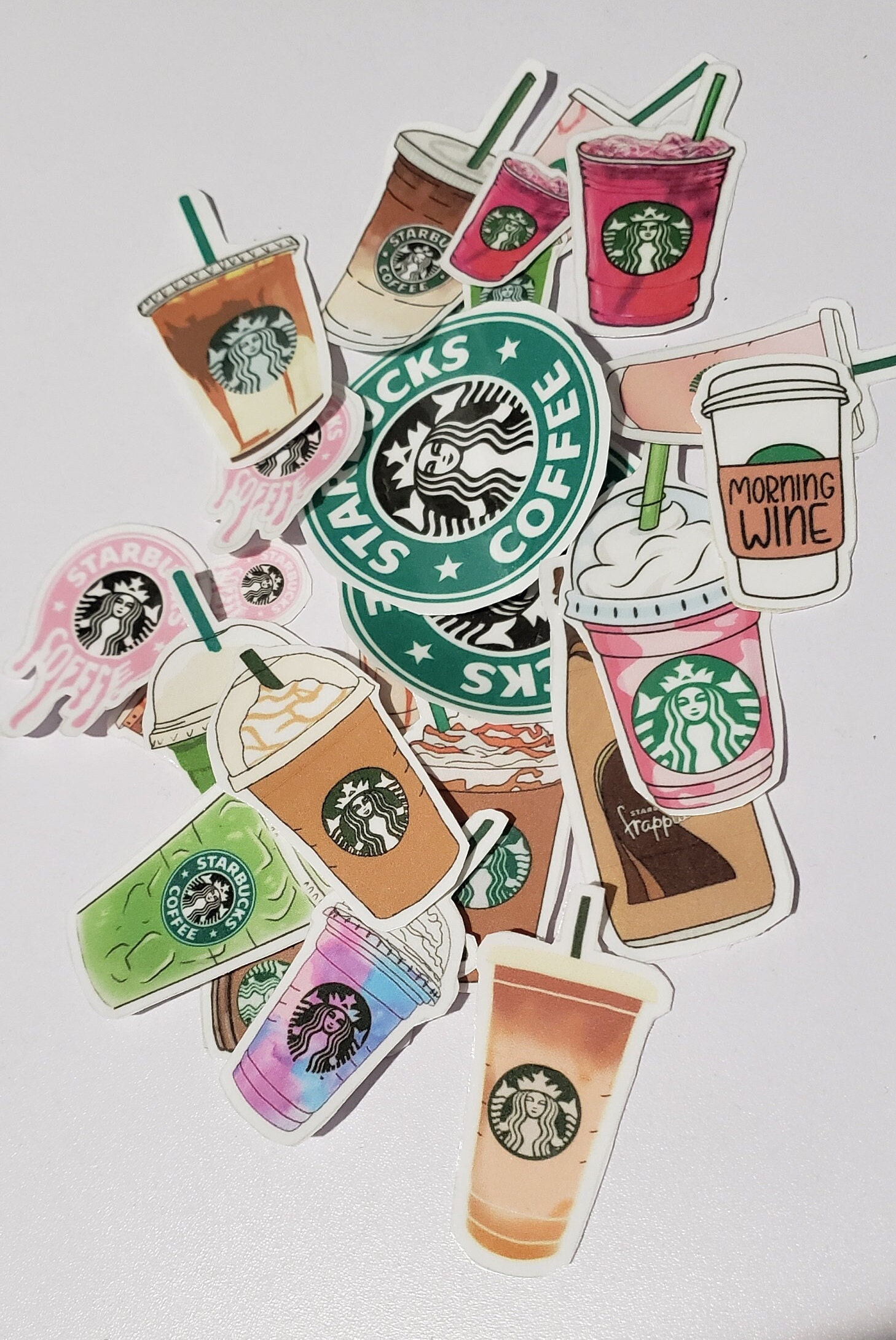 Other, Starbucks Drink Stickers 15 Pcs