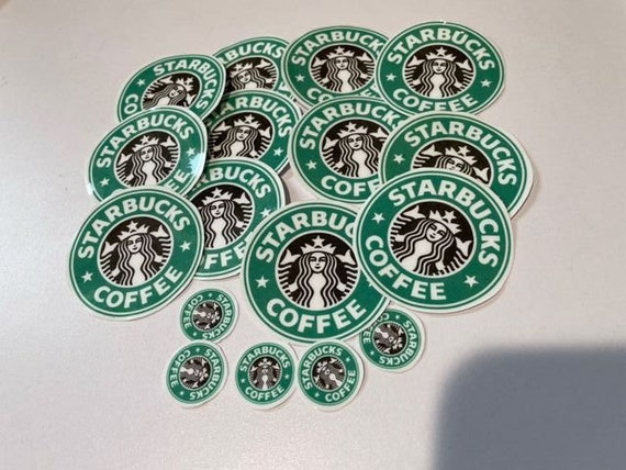 Starbucks Stickers for school day Planner Stickers - Reminder Stickers -  Coffee Sticker - Starbucks Bullet Journal - Logo Sticker
