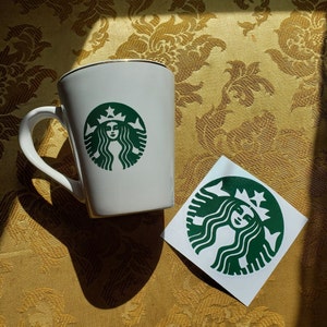 Starbucks reminder stickers -Planner Stickers- Reminder- Coffee Sticker Starbucks -Logo Starbucks Coffee Cup  -Car and Bumper- Vinyl Decal