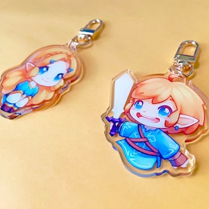 Legend of Zelda Keyring Charms