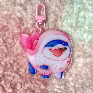 Jeff the Land Hai Acryl Schlüsselanhänger Charm