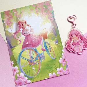 Infinity Nikki A5 Print and Keyring Charm