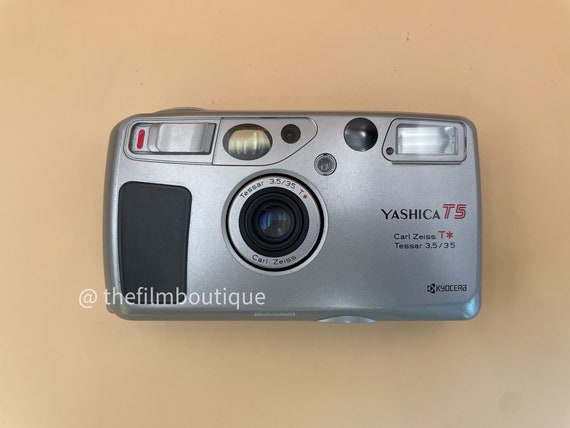 Yashica T5 35mm Point and Shoot Camera Carl Zeiss Lens Limited