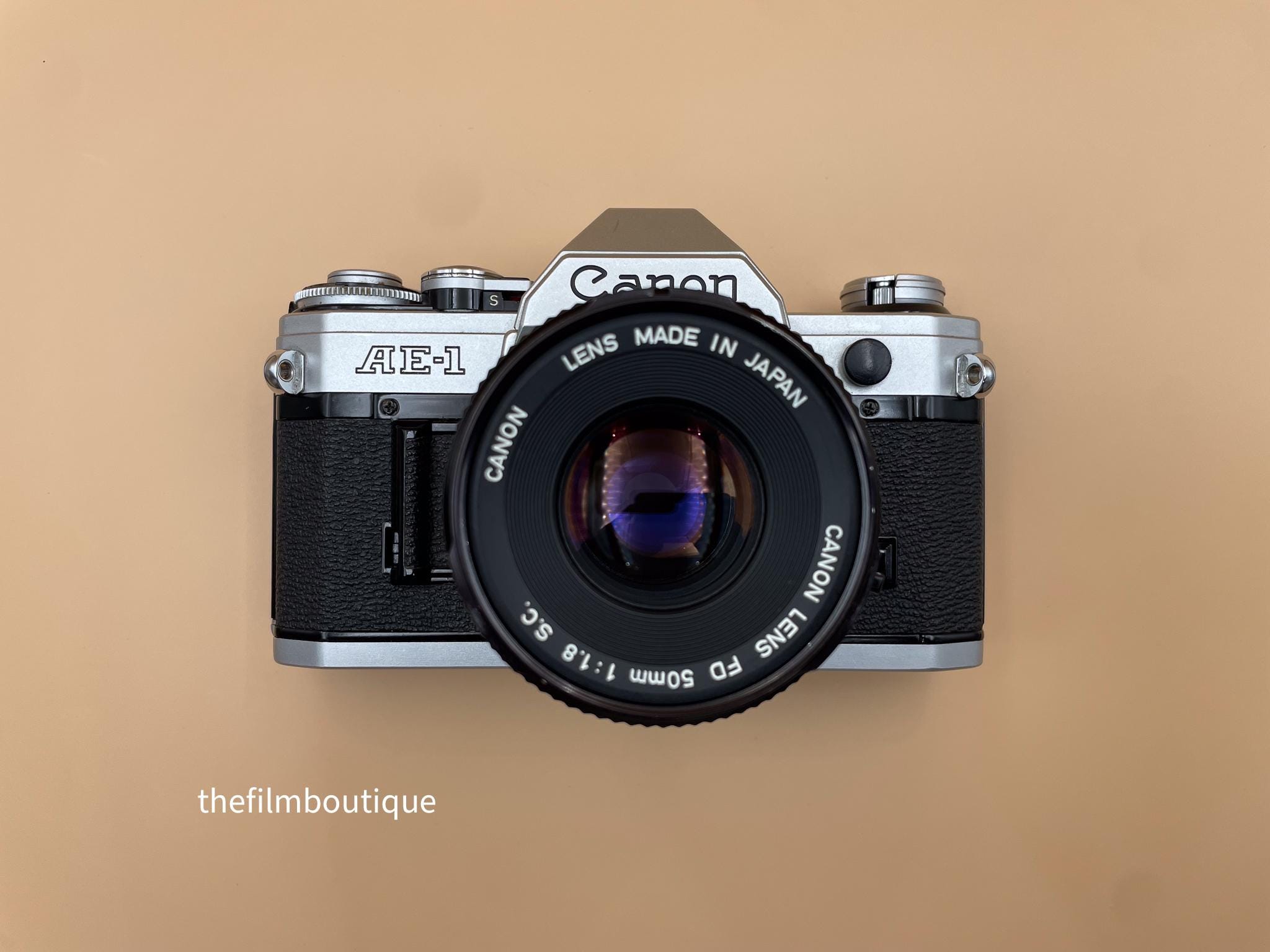 Canon AE-1 With 50MM 1.8 FD Lens near Mint Condition - Etsy Canon AE-1 With 50MM 1.8 FD Lens near Mint Condition - Etsy