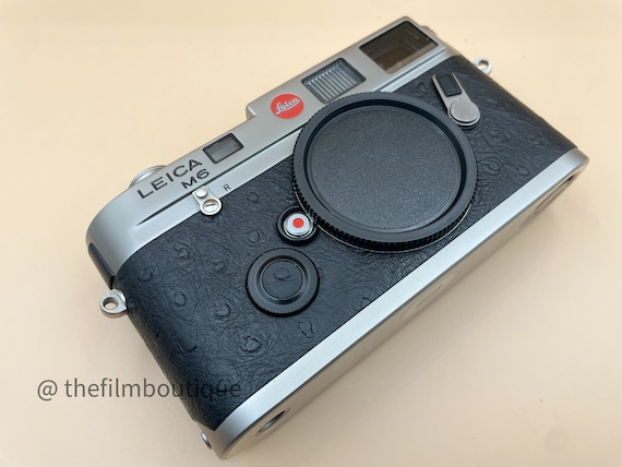 Leica Leitz M6 Titanium Rangefinder Camera Body Ostrich/emu