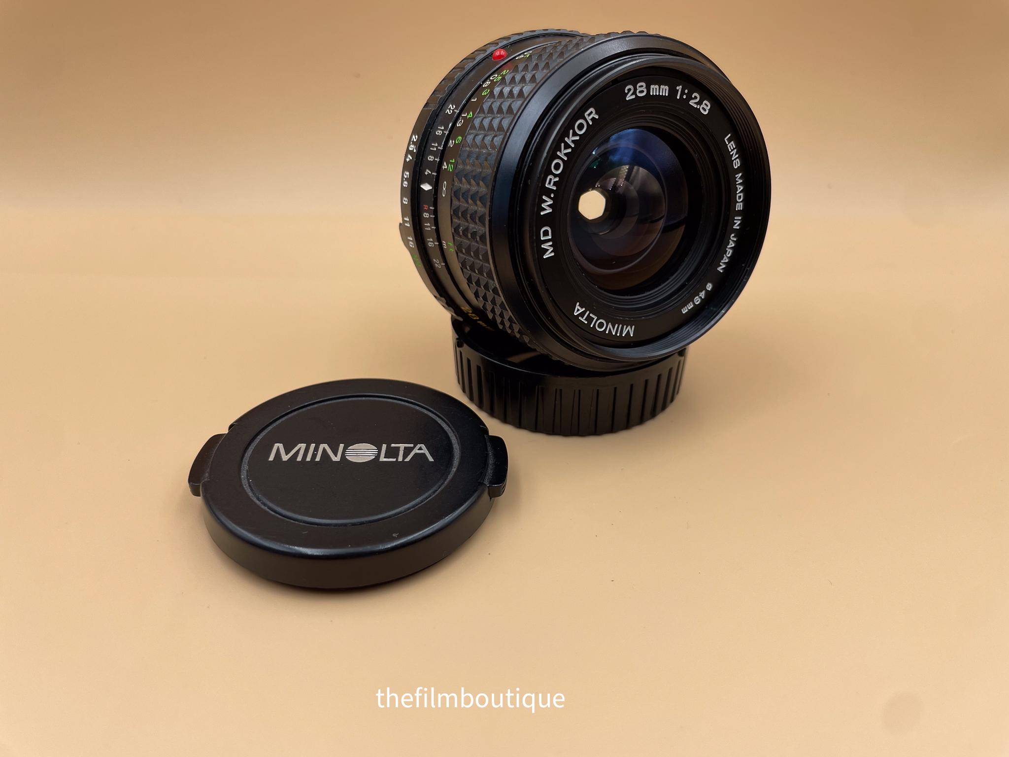Minolta 28mm Md W-rokkor Wide-angle F/2.8 Lens - Etsy Canada