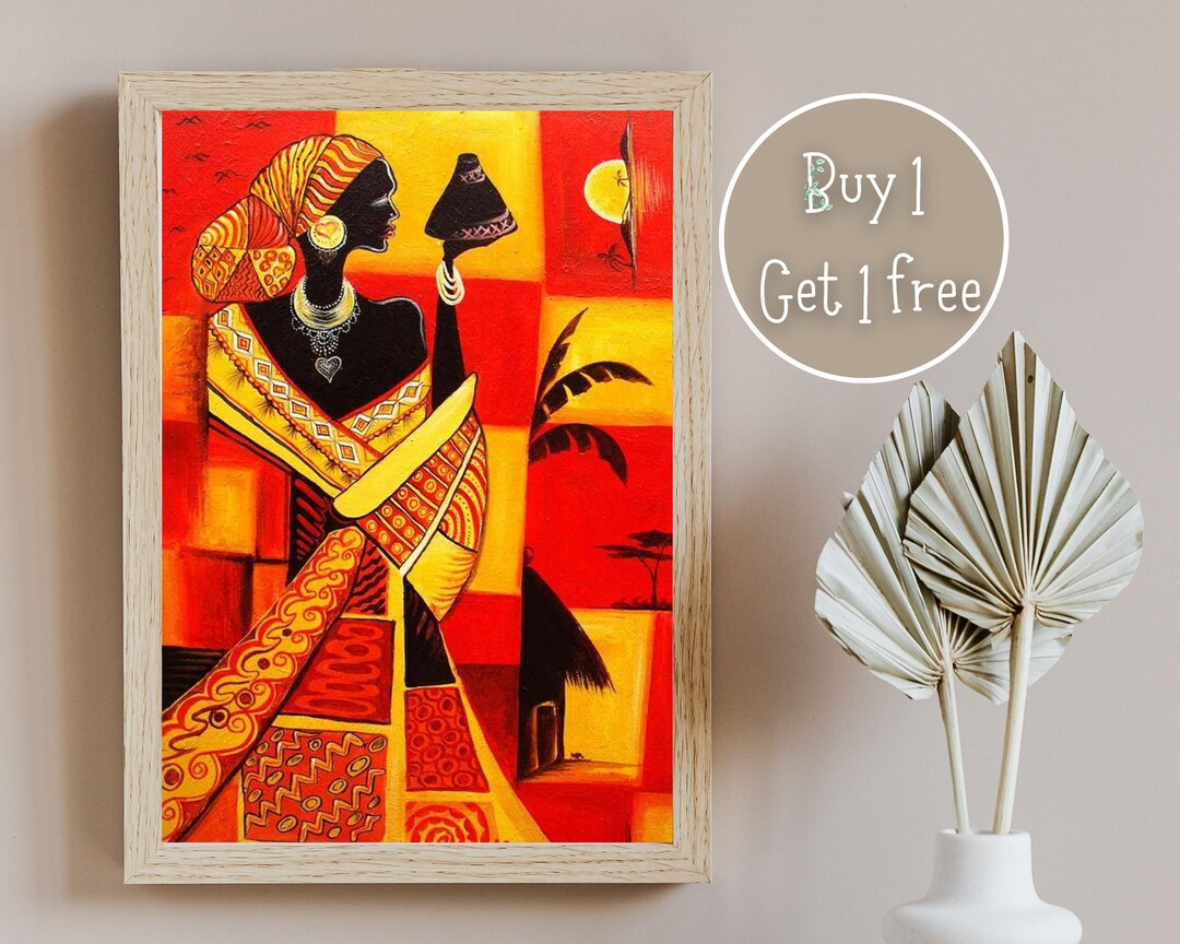 Black Woman Art Black Woman Wall Art Black Woman Print Black Woman