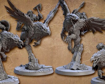 Dwarf Gryphon Riders | Artisan Guild | Defenders of Lok-badar | 3d
