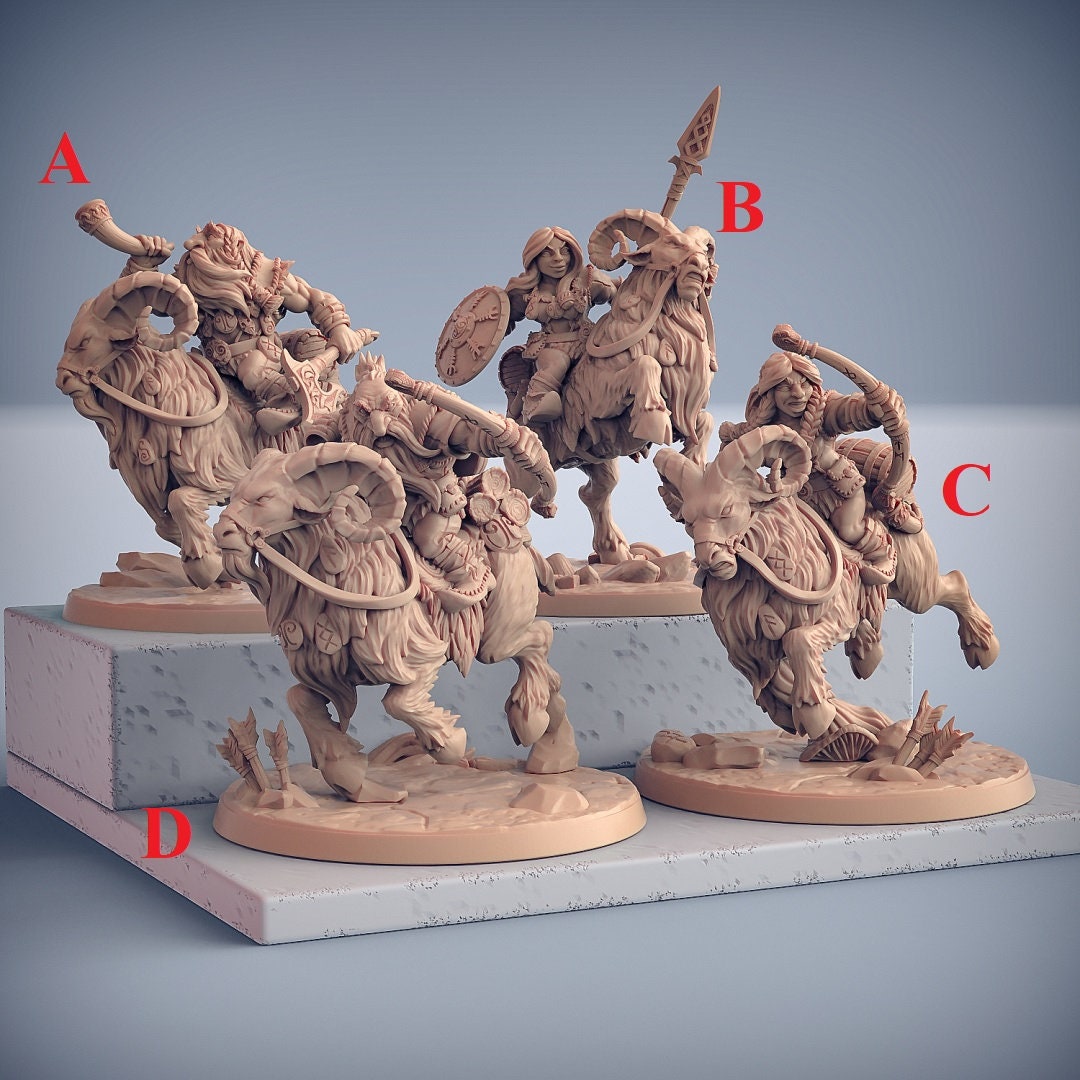 Dwarf Rangers Ram Riders Dwarven Mountaineer Fighters W/ Choice of ...