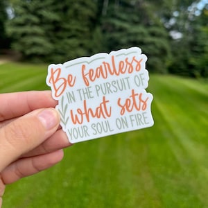 sticker, positive, positivity, good vibes, stickers, laptop, water bottle, phone case, fearless, soul, boho, gift, gift for her, love, cute