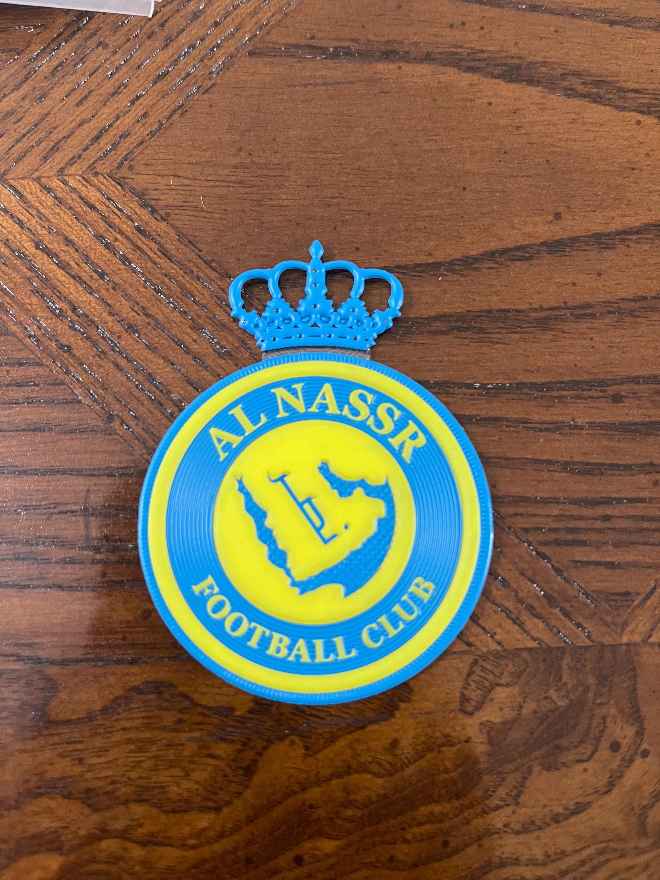 AL NASSR FC Football Club Team Iron-on Shield Crest Badge for T