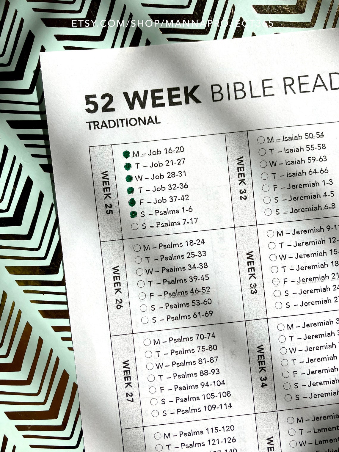 Traditional 52 week bible reading plan 52 week bible reading by book