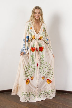 Cotton Long Goddess Dress Fairy Dress Long Boho Dress - Etsy Canada