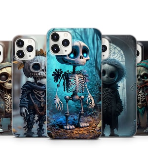 skeletons phone case for iPhone 15 14 13 12 11 X XS 8 7 6 Se2020 Note20 Samsung S23 S22 S21 S20 S10 A10 A12 A31 A32 A51 A52 A71 A72  P20 P30