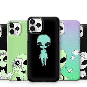 aliens phone case for iPhone 15 14 13 12 11 X XS 8 7 6 Se2020 Note20 Samsung S23 S22 S21 S20 S10 A10 A12 A31 A32 A51 A52 A71 A72HuaweiP20P30