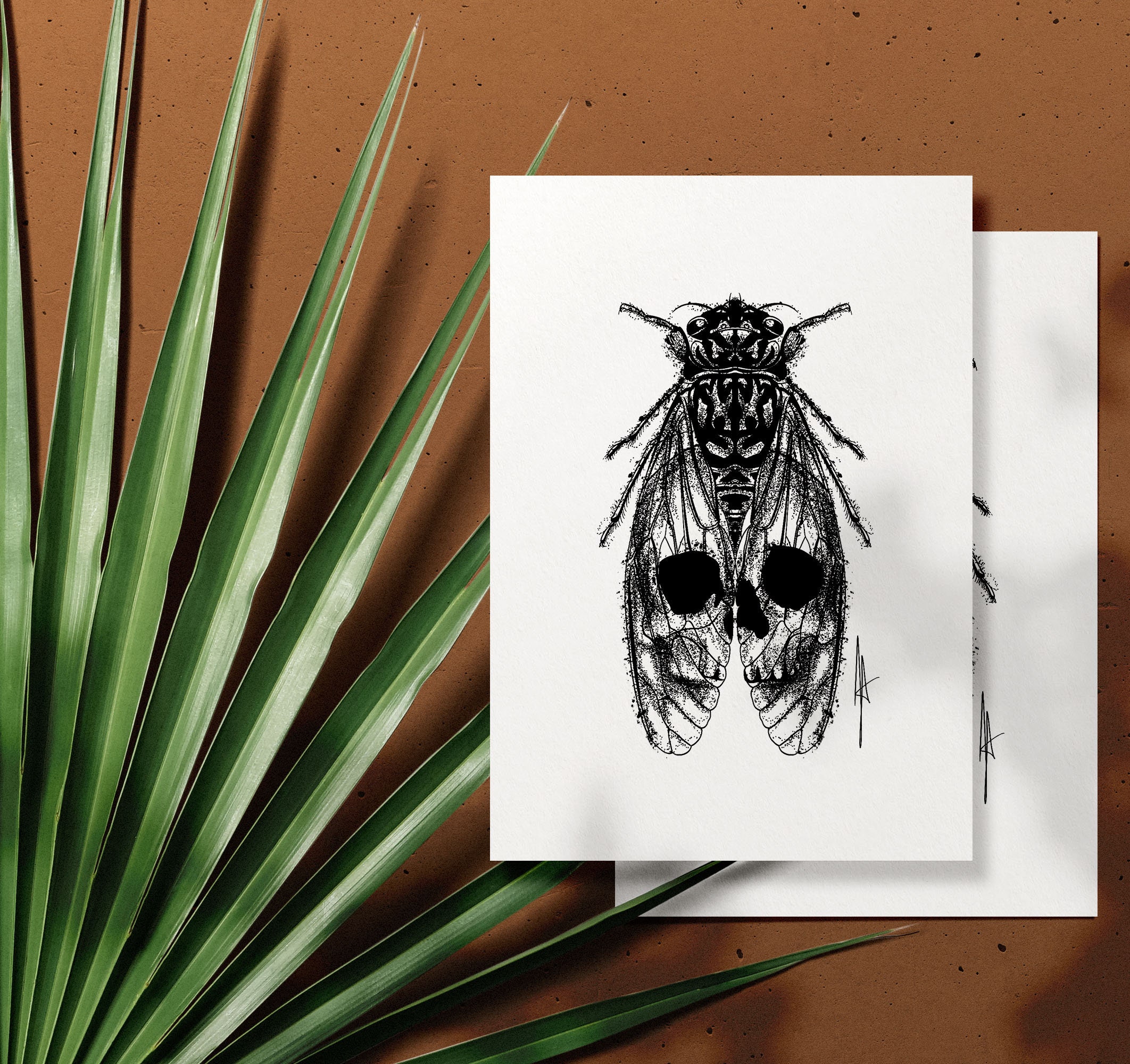 Print Cigale Crâne
