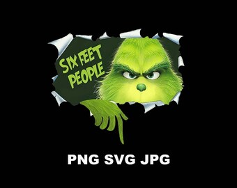 Grinch PNG Grinch Six Feet People 