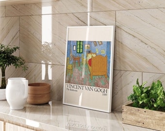 Vincent Van Gogh The Bedroom 1889 Printed Wall Art A3 A4 Framed Unframed Decorative Art Print Famous Painting