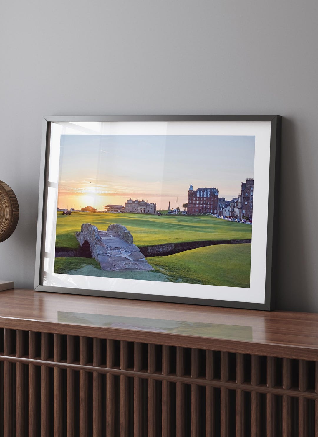 Swilcan Bridge St Andrews Golf Wall Art Print Golf Course Photography ...