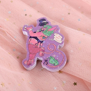 Vicoros (Original Character) Pinup - Star Holographic Sticker