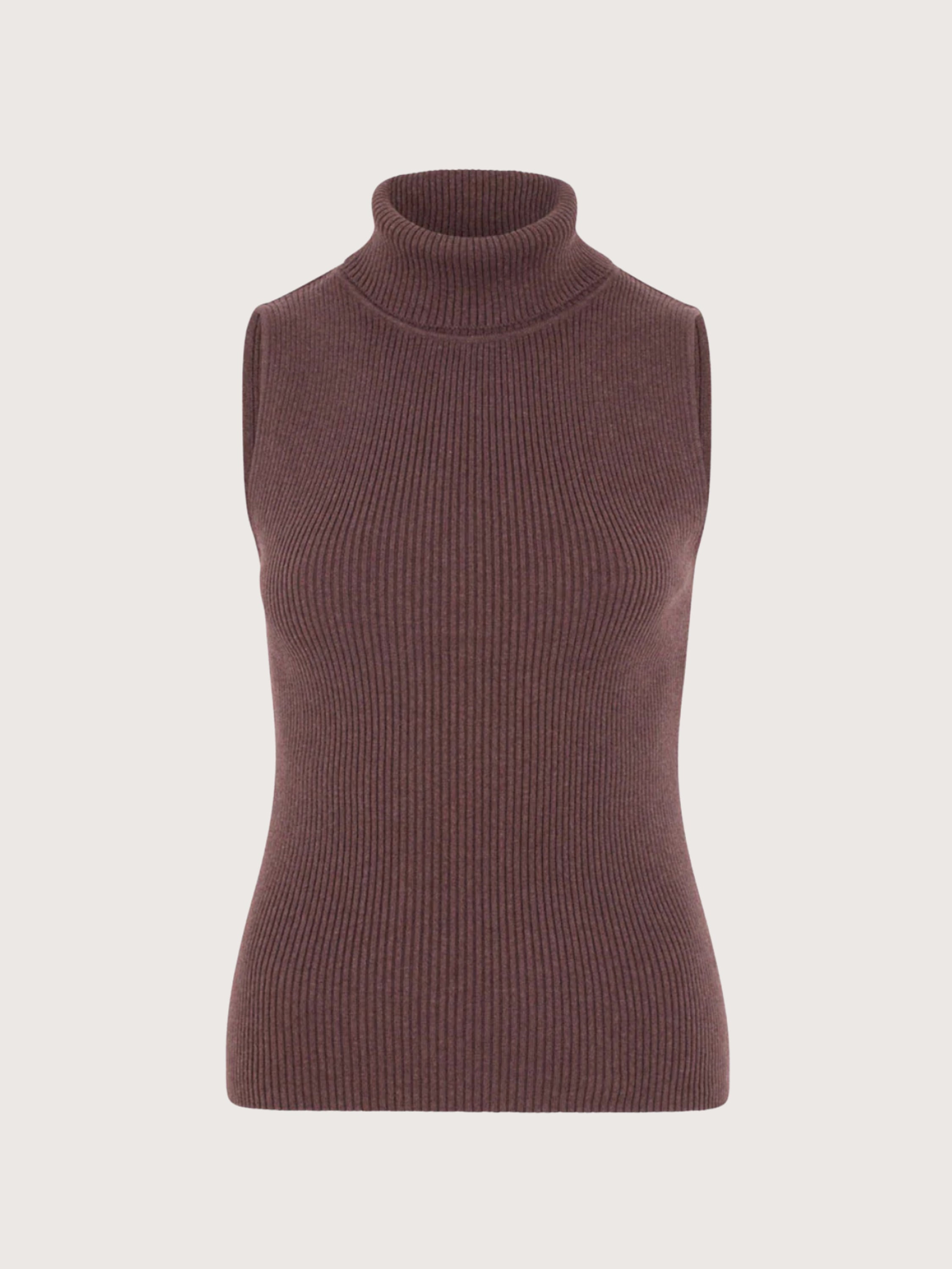 Soft Roll Neck Vest
