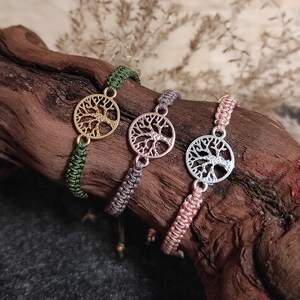 Makramee Armband Lebensbaum, Armband Baum des Lebens, Armband Lebensbaum, Armband, Makramee, Baum des Lebens