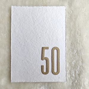 Grußkarte zum Einpflanzen, einpflanzbare Karte, Geburtstagskarte, Jubiläum, Hochzeitstag, Firmenjubiläum 10, 25, 30, 40, 50, 60, 70, 80