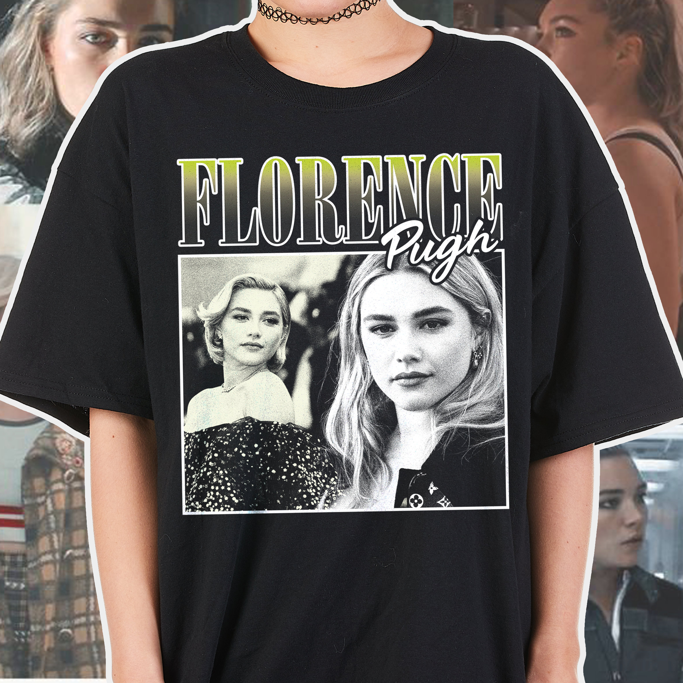 Florence Pugh Vintage Shirt | Florence Pugh Tshirt