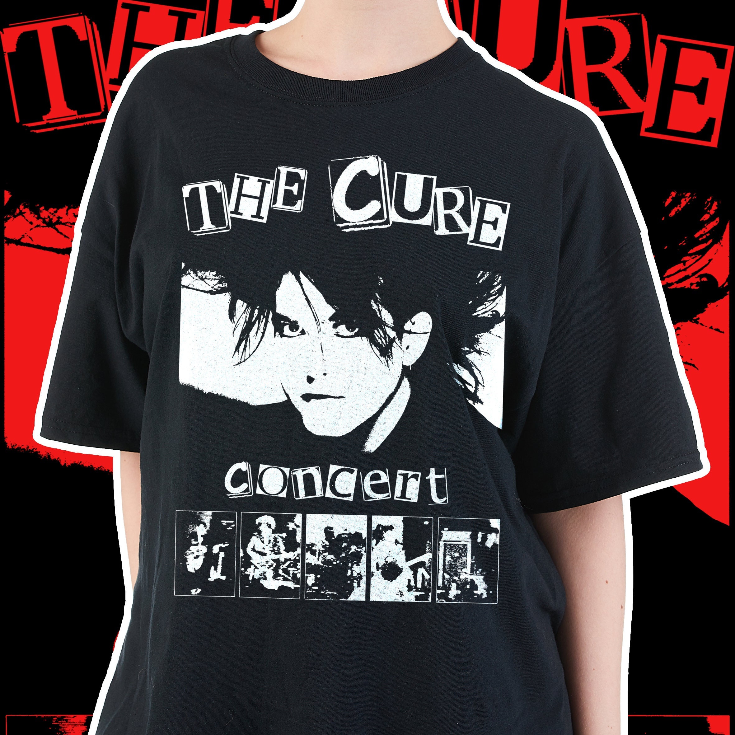 Discover The Cure Concert Shirt | Retro Band Tee Classic