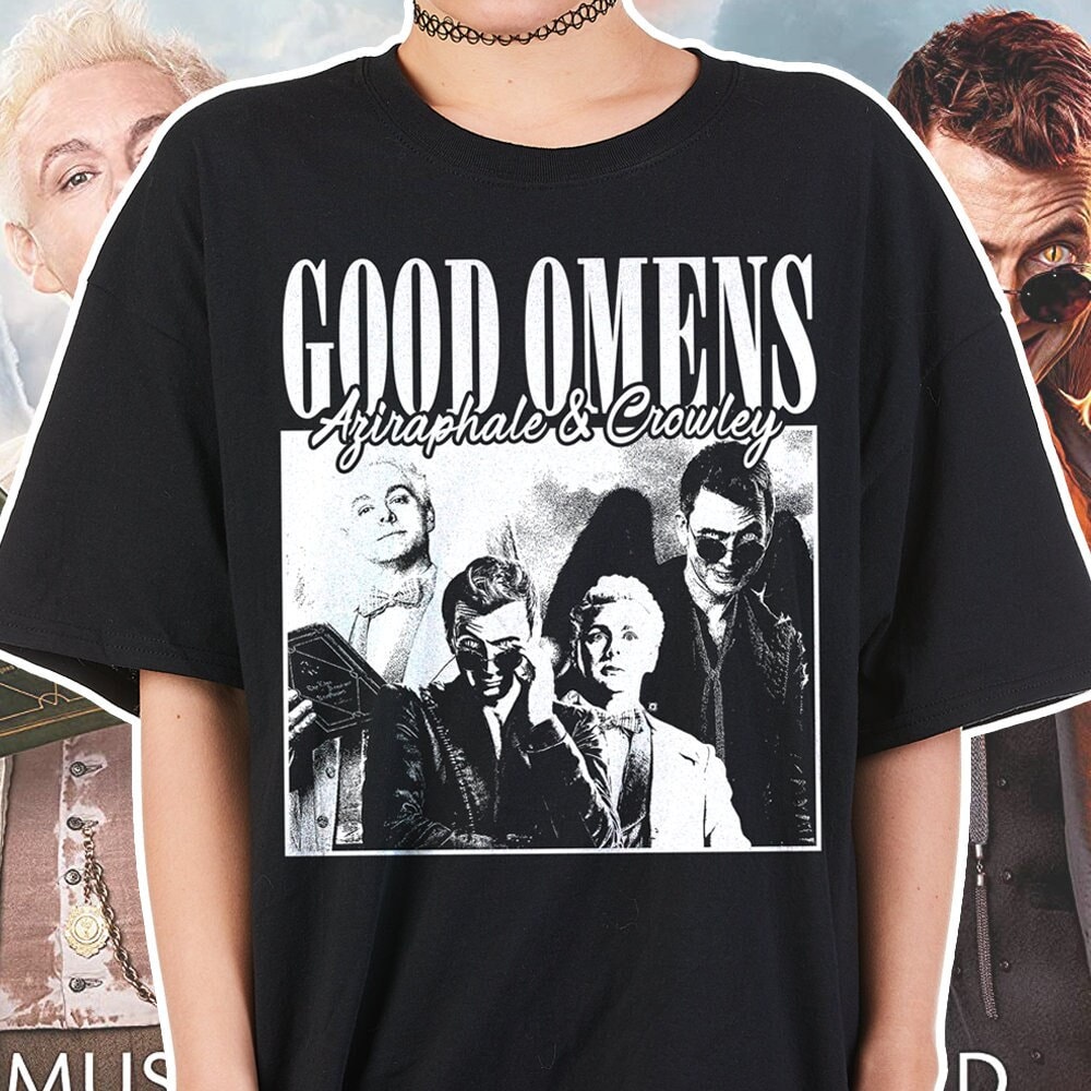 Discover Good Omens Shirt Vintage | Michael Sheen David Tennant
