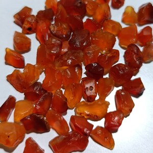 Raw Crystals - Raw Carnelian Stone - Rocks Geodes - Healing Crystals & Stones - Sacral Chakra Gemstone Rough Lot