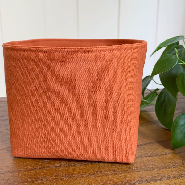 Canvas Storage Bin Etsy