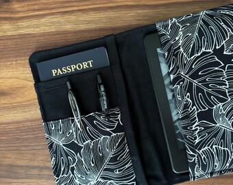 Mini Travel Booklet, Book Sleeve, Passport Holder, Planner Accessory