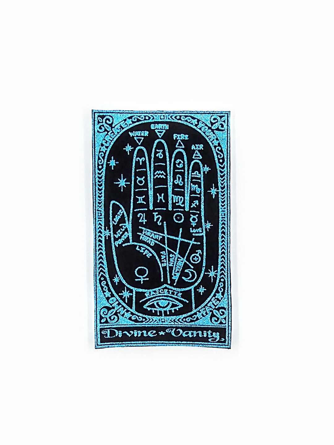 Divine Vanity Patch (S,M,L) - Black & Blue - Etsy UK