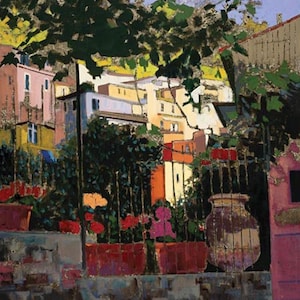 Afternoon in Monterosso (Cinque Terre), limited edition signed giclee