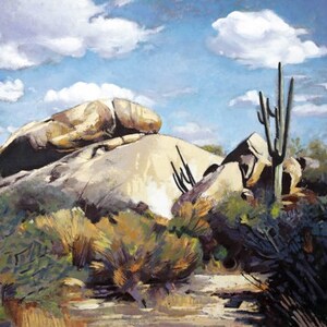 The Boulders, limited edition signed giclee
