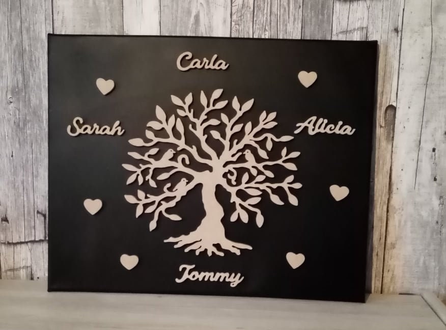 Tableau de Famille Thème Arbre de Vie 1
