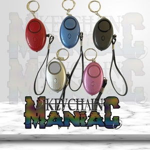 Personal Alarm Keychain, Safety Keychain, Alarm with Light