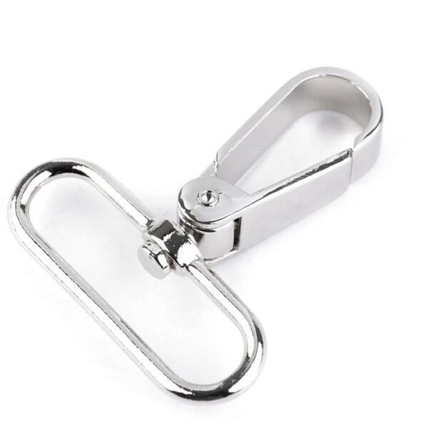 Karabiner 32 mm aus Metall, Nickel