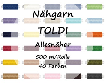 Nähgarn Allesnäher TOLDI | 500 m | 40 Farben